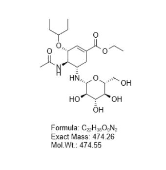 奧司他韋葡萄糖加合物1(奧司他韋雜質(zhì)V),Oseltamivir glucose adduct 1 (oseltamivir impurity V)