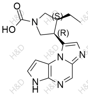 烏帕替尼雜質(zhì)23,(3S,4R)-3-ethyl-4-(3H-imidazo[1,2-a]pyrrolo[2,3-e]pyrazin-8-yl)pyrrolidine-1-carboxylic acid