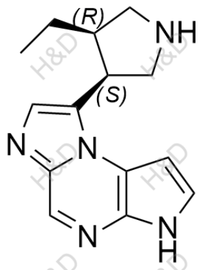 烏帕替尼雜質(zhì)25,8-((3S,4R)-4-ethylpyrrolidin-3-yl)-3H-imidazo[1,2-a]pyrrolo[2,3-e]pyrazine