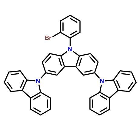 9'-(2-bromophenyl)-9'H-9,3':6',9''-tercarbazole,9'-(2-bromophenyl)-9'H-9,3':6',9''-tercarbazole