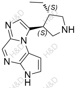 烏帕替尼雜質(zhì)55,8-((3S,4S)-4-ethylpyrrolidin-3-yl)-3H-imidazo[1,2-a]pyrrolo[2,3-e]pyrazine