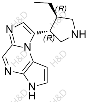 烏帕替尼雜質(zhì)56,8-((3R,4R)-4-ethylpyrrolidin-3-yl)-3H-imidazo[1,2-a]pyrrolo[2,3-e]pyrazine