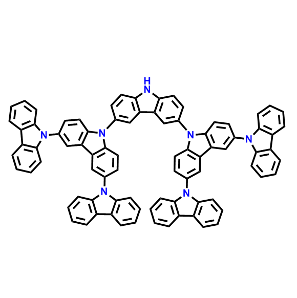 3,6-di{3,6-di(9H-carbazol-9-yl)-9H-carbazol-9-yl}-9H-carbazole,3,6-di{3,6-di(9H-carbazol-9-yl)-9H-carbazol-9-yl}-9H-carbazole