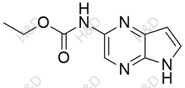 烏帕替尼雜質(zhì)69,ethyl 5H-pyrrolo[2,3-b]pyrazin-2-ylcarbamate