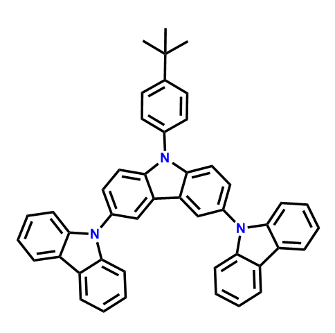 9'-(4-(tert-butyl)phenyl)-9'H-9,3':6',9''-tercarbazole,9'-(4-(tert-butyl)phenyl)-9'H-9,3':6',9''-tercarbazole