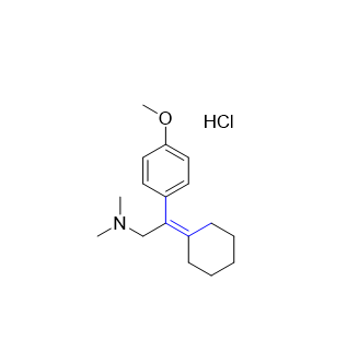 文拉法辛雜質(zhì)10,2-cyclohexylidene-2-(4-methoxyphenyl)-N,N-dimethylethan-1-amine hydrochloride