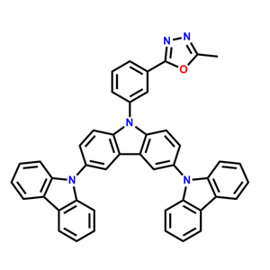 2-(3-(6-(9H-carbazol-9-yl)-9H-3,9'-bicarbazol-9-yl)phenyl)-5-methyl-1,3,4-oxadiazole