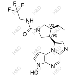 烏帕替尼雜質(zhì)60,(3S,4R)-3-ethyl-4-(3-hydroxy-3H-imidazo[1,2-a]pyrrolo[2,3-e]pyrazin-8-yl)-N-(2,2,2-trifluoroethyl)pyrrolidine-1-carboxamide