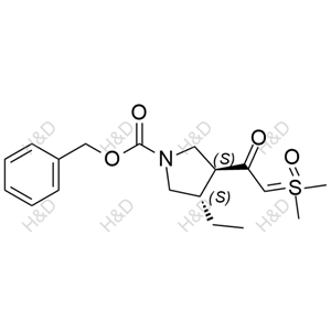 烏帕替尼雜質(zhì)77,benzyl (3S,4S)-3-(2-(dimethyl(oxo)-l6-sulfanylidene)acetyl)-4- ethylpyrrolidine-1-carboxylate