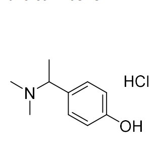 卡巴拉汀雜質(zhì)11（鹽酸鹽）,: 4-(1-(dimethylamino)ethyl)phenol hydrochloride