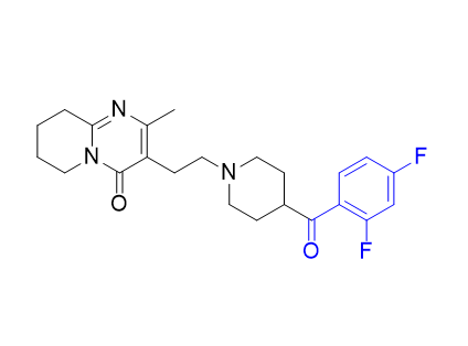 利培酮雜質(zhì)07,3-[2-[4-(2,4-difluorobenzoyl)piperidin-1-yl]ethyl]-2-methyl-6,7,8,9-tetrahydro-4H-pyrido[1,2-a]pyrimidin-4-one