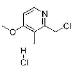 2-氯甲基-4-甲氧基-3-甲基吡啶鹽酸鹽，2-(Chloromethyl)-4-methoxy-3-methylpyridine hydrochloride，86604-74-2，C8H11Cl2NO，