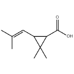 菊甲酸,2,2-DIMETHYL-3-(2-METHYLPROP-1-ENYL)CYCLOPROPANECARBOXYLIC ACID