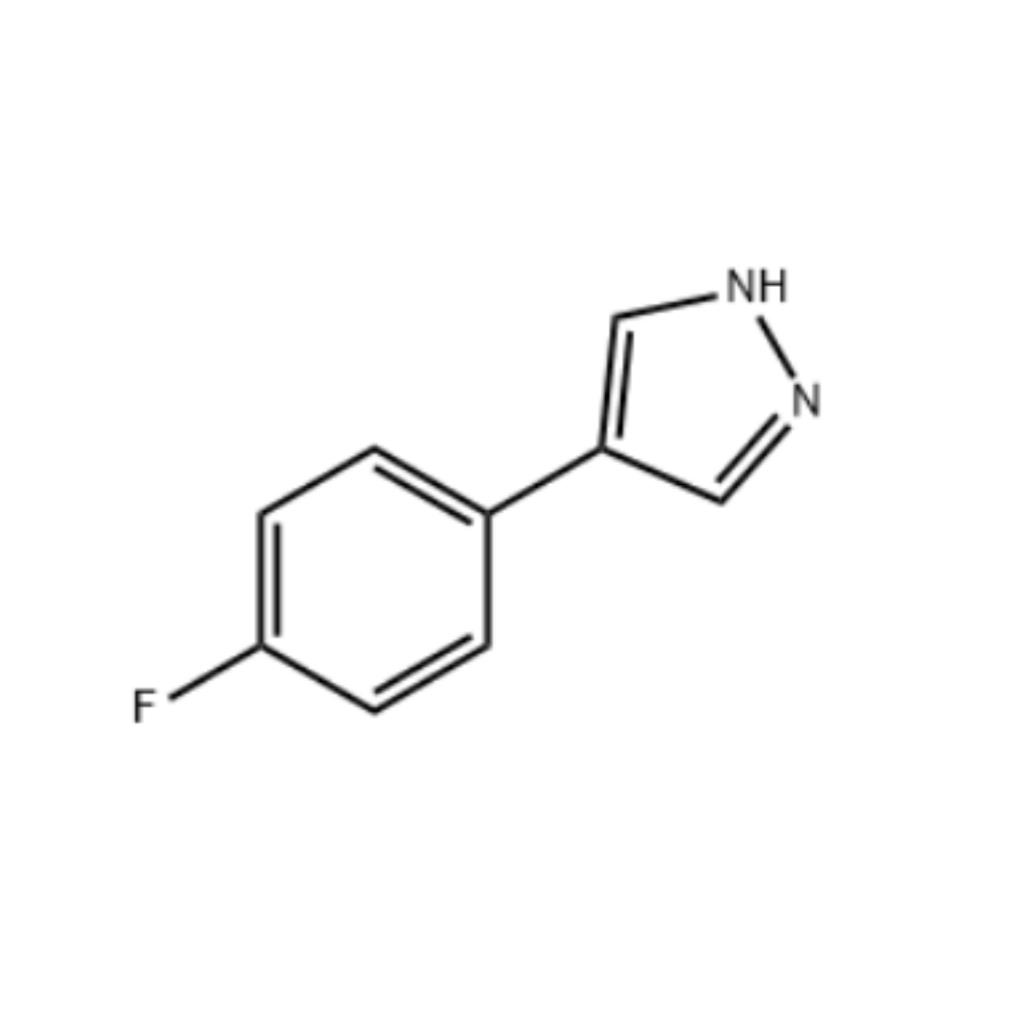 4-(4-氟苯基)-1 H -吡唑,1H-Pyrazole,4-(4-fluorophenyl)-(9CI)