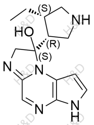 烏帕替尼雜質(zhì)137,(S)-8-((3R,4S)-4-ethylpyrrolidin-3-yl)-7,8-dihydro-3H-imidazo[1,2-a]pyrrolo[2,3-e]pyrazin-8-ol