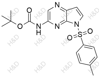 烏帕替尼雜質(zhì)143,tert-butyl (5-tosyl-5H-pyrrolo[2,3-b]pyrazin-3-yl)carbamate