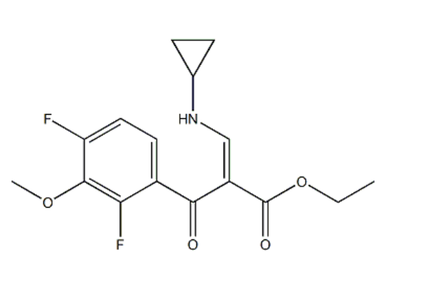 α-[(環(huán)丙基氨基)亞甲基]-2,4-二氟-3-甲氧基-β-氧代-苯丙酸乙酯