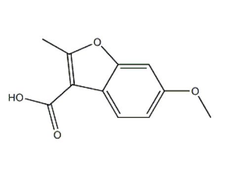 6-甲氧基-2-甲基苯并呋喃-3-羧酸,6-methoxy-2-methylbenzofuran-3-carboxylic acid