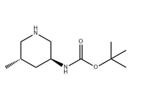 N-[(3S,5S)-5-甲基-3-哌啶基]-胺基甲酸乙酯-1,1-二甲基乙酯,Carbamic acid, N-[(3S,5S)-5-methyl-3-piperidinyl]-, 1,1-dimethylethyl ester