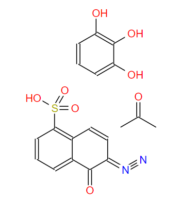 連苯三酚丙酮樹脂與2,1-重氮萘醌-5-磺酰氯酯物,2-diazo-1-naphthol-5-sulfonic acid, ester with pyrogallol/acetone resin