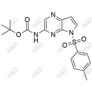 烏帕替尼雜質(zhì)143,tert-butyl (5-tosyl-5H-pyrrolo[2,3-b]pyrazin-3-yl)carbamate