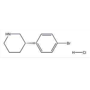 (S)-3-(4-溴苯基)哌啶鹽酸鹽