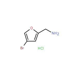 (4-溴呋喃-2-基)甲胺鹽酸鹽,(4-Bromofuran-2-yl)methanamine hydrochloride