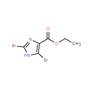 2,4-二溴-1H-咪唑-5-羧酸乙酯,Ethyl 2,4-dibromo-1H-imidazole-5-carboxylate