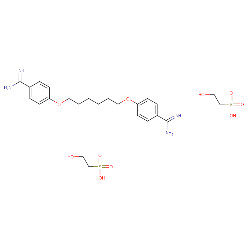 己脒定二(羥乙基磺酸)鹽,Hexamidine diisethionate