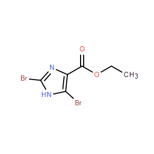 2,4-二溴-1H-咪唑-5-羧酸乙酯 