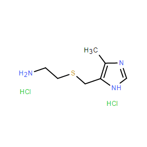 2-(((4-甲基-1H-咪唑-5-基)甲基)硫基)乙胺二鹽酸鹽,2-(((4-Methyl-1H-imidazol-5-yl)methyl)thio)ethanamine dihydrochloride