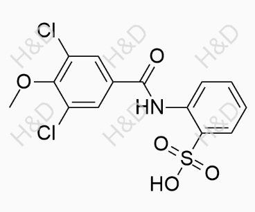 多替诺德杂质51,2-(3,5-dichloro-4-methoxybenzamido)benzenesulfonic acid