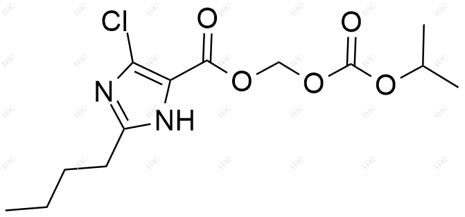 阿利沙坦酯雜質(zhì)29,((isopropoxycarbonyl)oxy)methyl 2-butyl-4-chloro-1H-imidazole-5-carboxylate