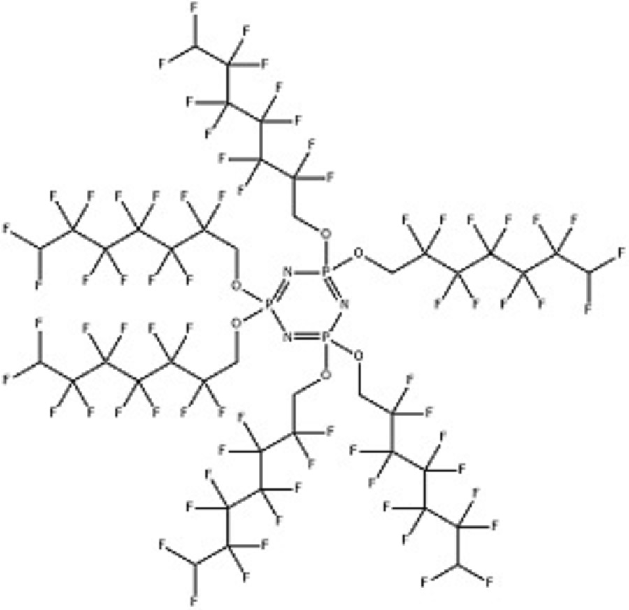 2,2,4,4,6,6-六((2,2,3,3,4,4,5,5,6,6,7,7-十二氟庚基)氧基)-2,2,4,4,6,6-六氫-1,3,5,2,4,6-三氮雜三磷雜苯,HEXAKIS(1H,1H,7H-PERFLUOROHEPTOXY)PHOSPHAZINE