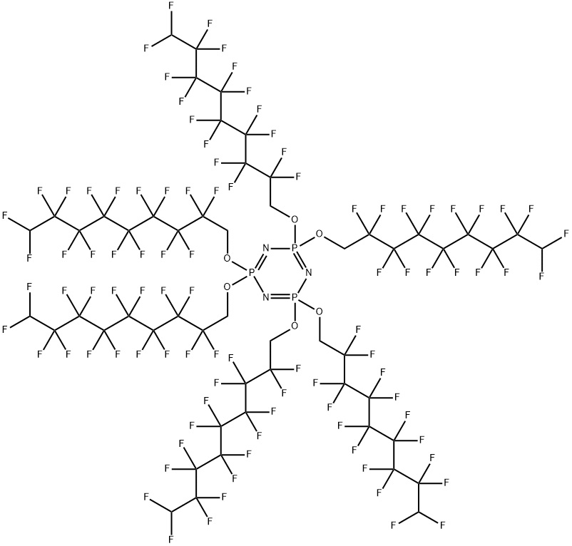 2,2,4,4,6,6-六((2,2,3,3,4,4,5,5,6,6,7,7,8,8,9,9-十六氟壬基氧基)-2,2,4,4,6,6-六氫-1,3,5,2,4,6-三氮雜三磷雜苯,HEXAKIS(1H,1H,9H-PERFLUORONONYLOXY)PHOSPHAZENE