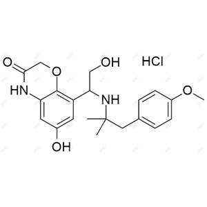 奧達(dá)特羅雜質(zhì)35,6-hydroxy-8-(2-hydroxy-1-((1-(4-methoxyphenyl)-2-methylpropan-2-yl)amino)ethyl)-2H-benzo[b][1,4]oxazin-3(4H)-one hydrochloride