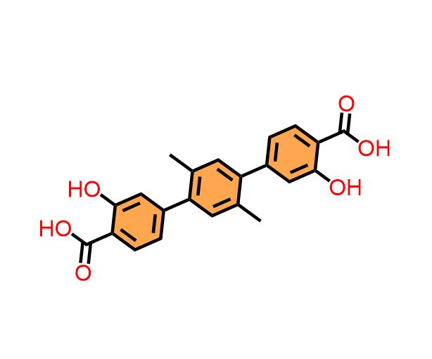 3,3''-二羥基-2',5'-二甲基-[1,1':4',1''-三聯(lián)苯]-4,4''-二羧酸,3,3''-dihydroxy-4''-(methoxycarbonyl)-2',5'-dimethyl-[1,1':4',1''-terphenyl]-4-carboxylic acid