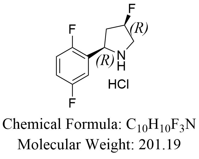 （2R，4R）-2-（2,5-二氟苯基）-4-氟吡咯烷,(2R,4R)-2-(2,5-difluorophenyl)-4-fluoropyrrolidine