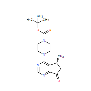 (R)-4-(5-甲基-7-氧代-6,7-二氫-5H-環(huán)戊烷并[D]嘧啶-4-基)哌嗪-1-羧酸叔丁酯,(R)-tert-Butyl 4-(5-methyl-7-oxo-6,7-dihydro-5H-cyclopenta[d]pyrimidin-4-yl)piperazine-1-carboxylate