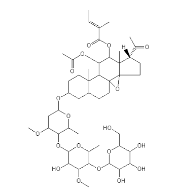 11α-O-乙酰基-12β-O-巴豆?；P(guān)藤苷A,11α-O-actetyl-12β-O-crotonyl Tenacissoside A