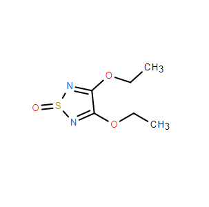 3,4-二乙氧基-1,2,5-噻二唑 1-氧化物,3,4-Diethoxy-1,2,5-thiadiazole 1-oxide