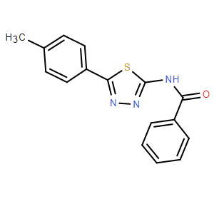 N-(5-(對(duì)甲苯基)-1,3,4-噻二唑-2-基)苯甲酰胺,N-(5-(p-Tolyl)-1,3,4-thiadiazol-2-yl)benzamide