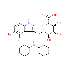 5-溴-4-氯-3-吲哚基-beta-D-葡糖苷酸環(huán)己胺鹽,X-GLUC