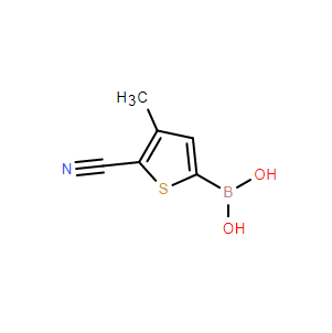 5-氰基-4-甲基噻吩-2-硼酸,(5-Cyano-4-methylthiophen-2-yl)boronic acid