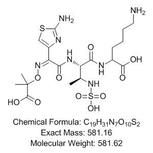 氨曲南賴氨酸加合物,Aztreonam lysine adduct