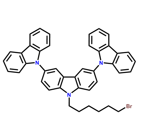 9'-(6-bromohexyl)-9'H-9,3':6',9''-tercarbazole,9'-(6-bromohexyl)-9'H-9,3':6',9''-tercarbazole