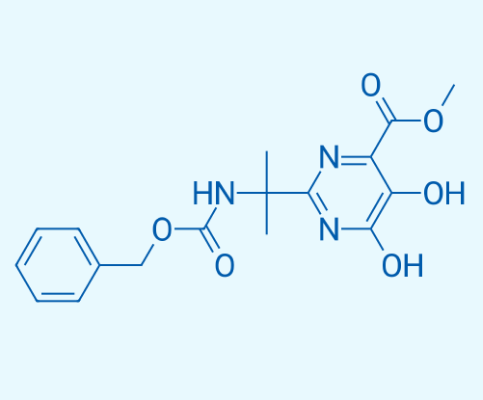 2-(2-(芐氧基羰基氨基)丙-2-基)-5-羥基-6-氧代-1,6-二氫嘧啶-4-甲酸甲酯,Methyl 2-(2-(benzyloxycarbonylamino)propan-2-yl)-5-hydroxy-6-oxo-1,6-dihydropyrimidine-4-carboxylate