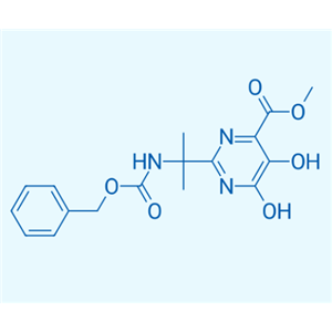 2-(2-(芐氧基羰基氨基)丙-2-基)-5-羥基-6-氧代-1,6-二氫嘧啶-4-甲酸甲酯,Methyl 2-(2-(benzyloxycarbonylamino)propan-2-yl)-5-hydroxy-6-oxo-1,6-dihydropyrimidine-4-carboxylate