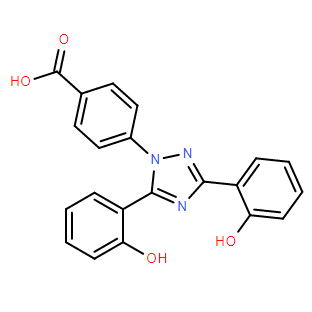 4-(3,5-雙(2-羥苯基)-1H-1,2,4-三唑-1-基)苯甲酸,4-(3,5-Bis(2-hydroxyphenyl)-1H-1,2,4-triazol-1-yl)benzoic acid