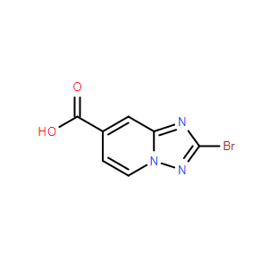 2-溴-[1,2,4]三唑并[1,5-a]吡啶-7-羧酸,2-Bromo-[1,2,4]triazolo[1,5-a]pyridine-7-carboxylic acid